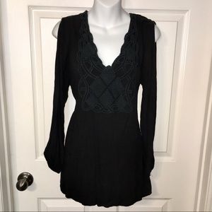 Tobi Open-Sleeve Dress